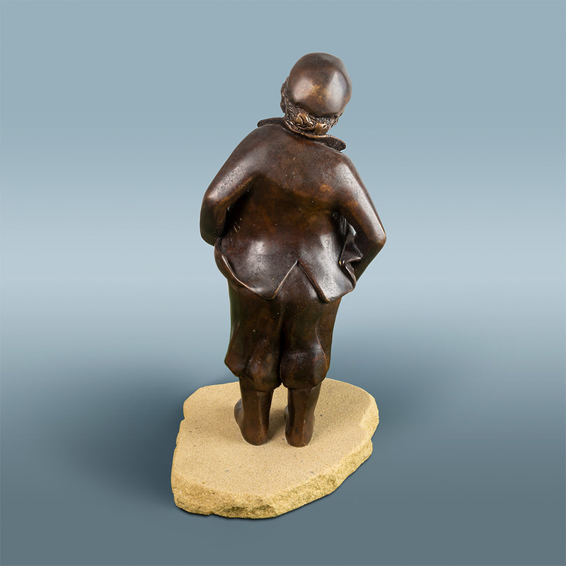 Bronze sculpture - Jolly Farmer Boy