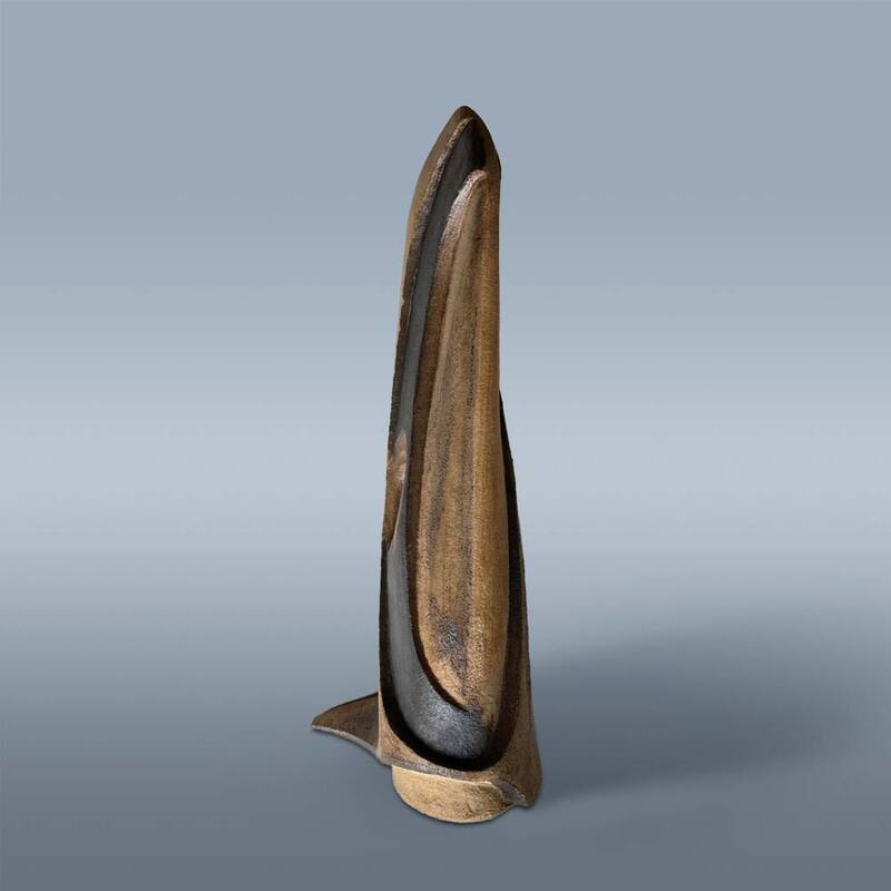 Stoneware sculpture - West Wind